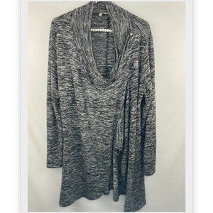 Soft Surroundings Sweater Wrap Medium Gray